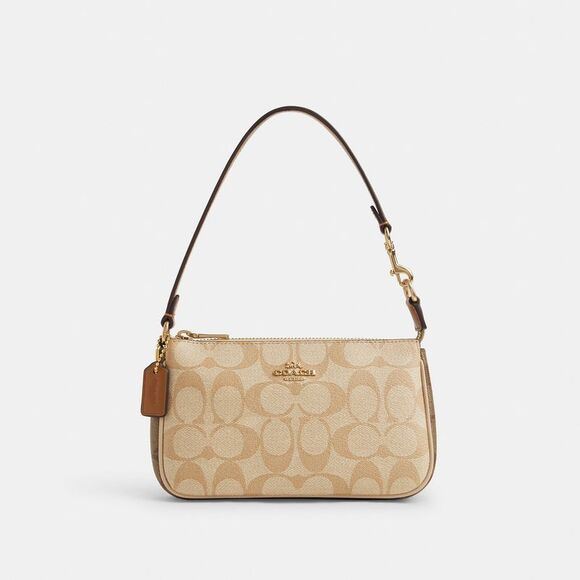 COACH Handbags - NWT Coach Outlet Nolita 19 In Blocked Signature Canvas